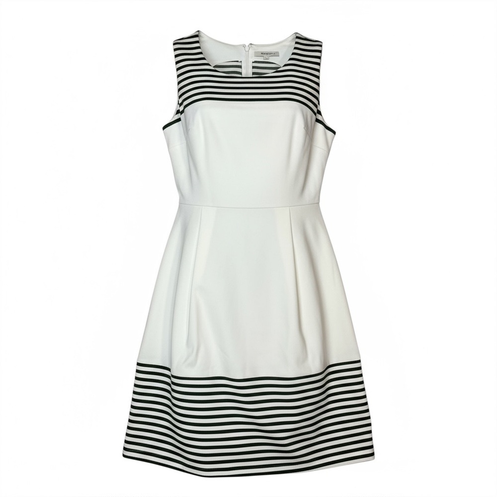 Madewell Black and White Striped dress size small